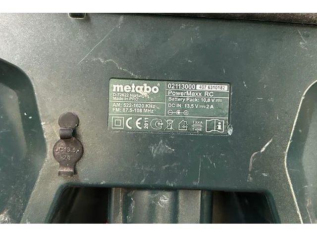 Radio metabo - afbeelding 6 van  6