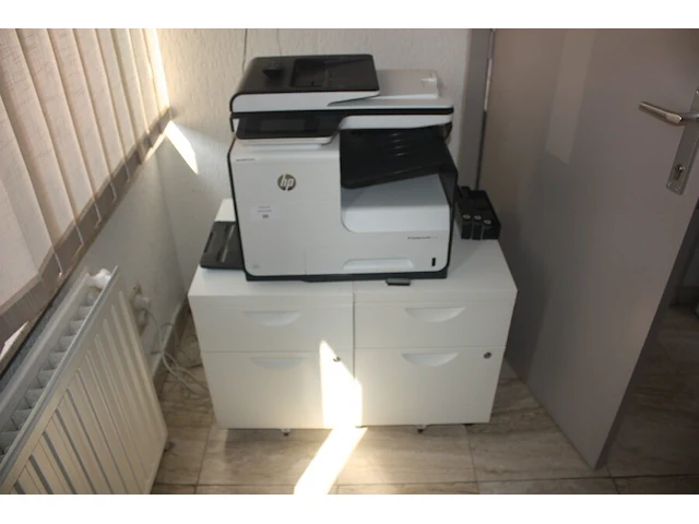Radio philips, 2 wit metalen rolladeblokken, printer hp pagewid pro mfp 477dw (53,54,55) - afbeelding 1 van  4
