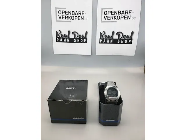 Radiohorloge - casio - multifunctioneel - staal - afbeelding 1 van  3