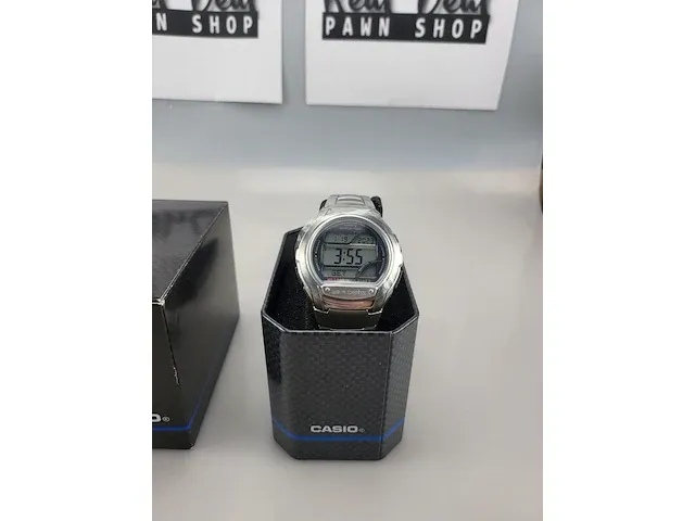 Radiohorloge - casio - multifunctioneel - staal - afbeelding 2 van  3
