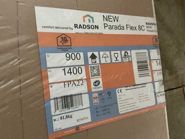 Radson parada flex 8c paneelradiator - afbeelding 2 van  2