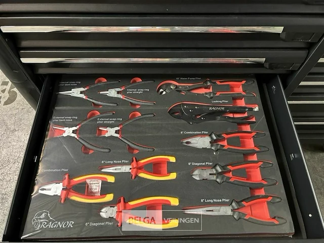 Ragnor 13 drawers roller cabinet - afbeelding 9 van  15