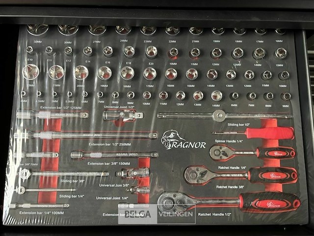 Ragnor 13 drawers roller cabinet - afbeelding 11 van  15