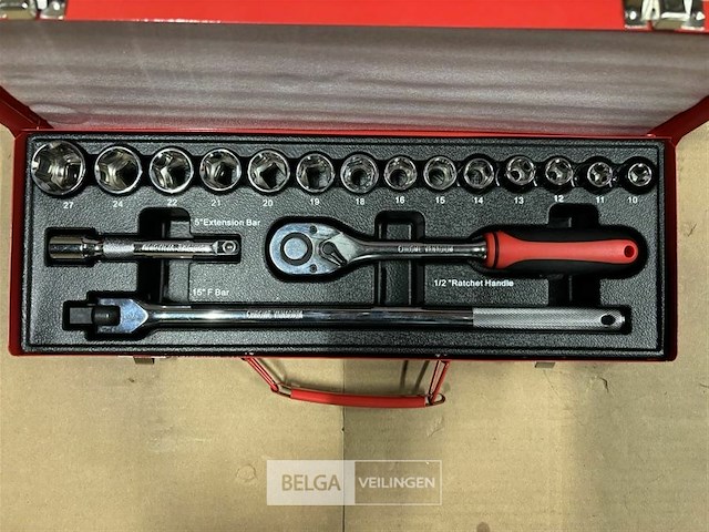 Ragnor 17 pcs socket set - afbeelding 4 van  4