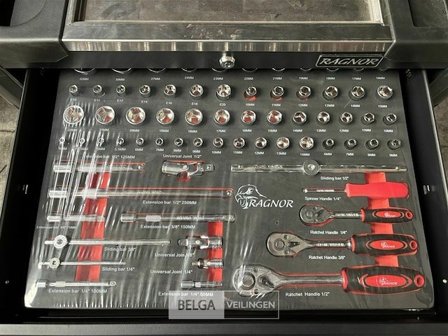 Ragnor 7 drawers roller cabinet - afbeelding 18 van  21