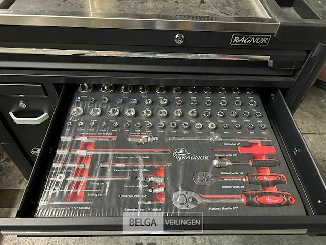 Ragnor 7 drawers roller cabinet - afbeelding 13 van  15