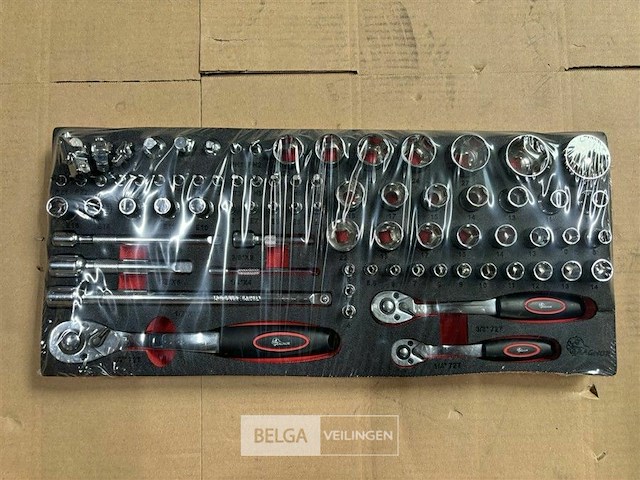 Ragnor 75 pcs socket set - afbeelding 3 van  4