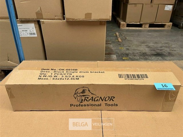 Ragnor black single drum bracker - afbeelding 2 van  3