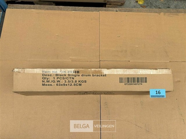 Ragnor black single drum bracker - afbeelding 3 van  3