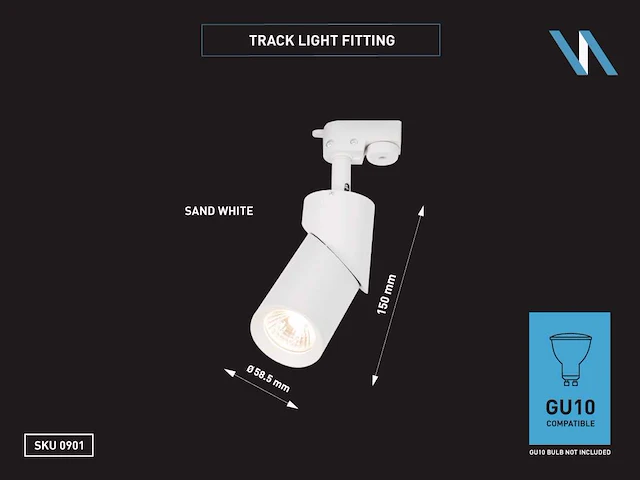 Railspot design gu10 armatuur draaibaar (40x) - afbeelding 5 van  5
