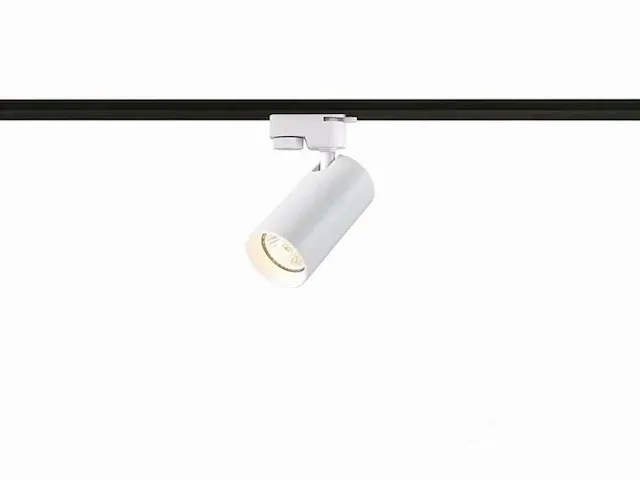 Railspot gu10 armatuur cilinder zand wit met ring draaibaar - afbeelding 2 van  5