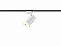 Railspot gu10 armatuur cilinder zand wit met ring draaibaar - afbeelding 2 van  5