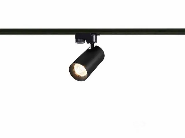 Railspot gu10 armatuur cilinder zand zwart met ring draaibaar - afbeelding 1 van  5