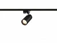 Railspot gu10 armatuur cilinder zand zwart met ring draaibaar - afbeelding 1 van  5