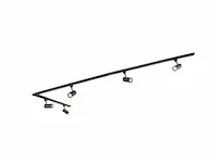 Railspot gu10 armatuur cilinder zand zwart met ring draaibaar - afbeelding 5 van  5