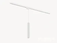 Railspot gu10 decoratief hanglamp cilinder 24cm zand wit - afbeelding 1 van  4