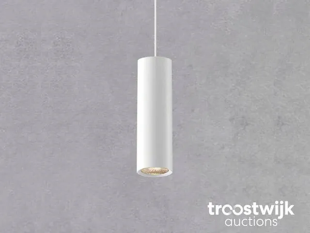 Railspot gu10 decoratief hanglamp cilinder 24cm zand wit - afbeelding 2 van  4