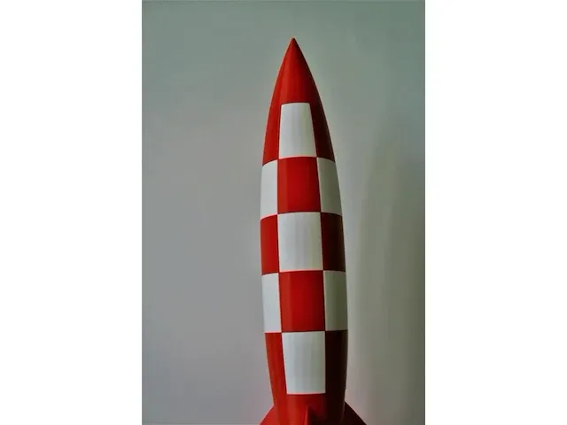 Raket kuifje - 100cm - pvc - afbeelding 10 van  13