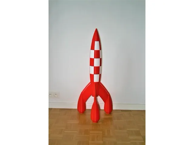 Raket kuifje - 100cm - pvc - afbeelding 12 van  13