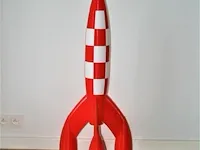 Raket kuifje - 100cm - pvc - afbeelding 12 van  13
