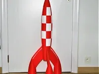 Raket kuifje - 100cm - pvc