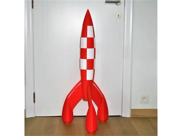Raket kuifje - 100cm - pvc - afbeelding 2 van  13