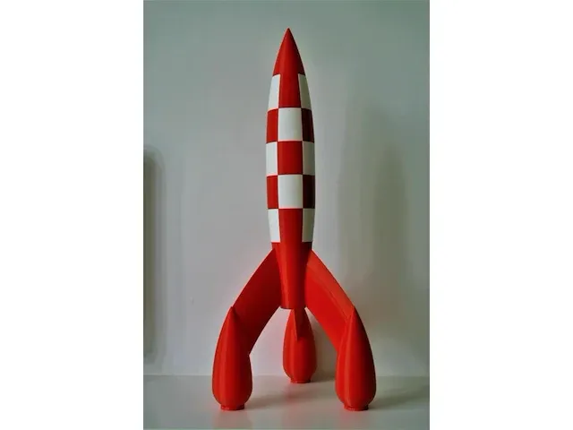 Raket kuifje - 100cm - pvc - afbeelding 3 van  13