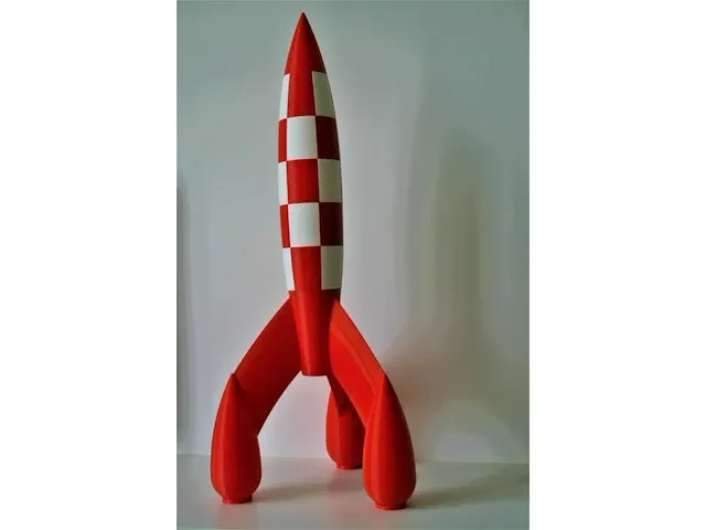 Raket kuifje - 100cm - pvc - afbeelding 5 van  13