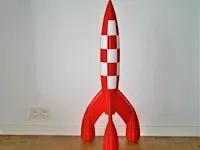 Raket kuifje - 125cm - pvc