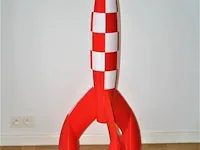 Raket kuifje - 150cm - pvc - afbeelding 7 van  13