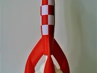 Raket kuifje - 54cm + stoom - pvc - afbeelding 3 van  12