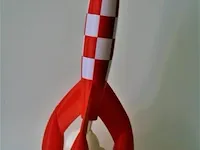 Raket kuifje - 54cm + stoom - pvc - afbeelding 5 van  12