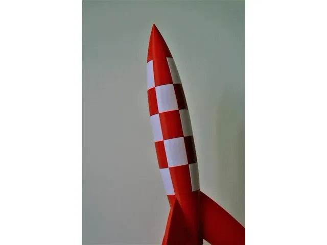 Raket kuifje - 54cm + stoom - pvc - afbeelding 7 van  12