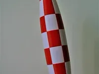 Raket kuifje - 54cm + stoom - pvc - afbeelding 7 van  12