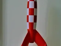 Raket kuifje - 54cm + stoom - pvc - afbeelding 9 van  12