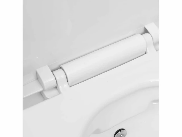 Randloos wandcloset met bidetfunctie keramisch wit + bevestigingsbeugel - afbeelding 19 van  19