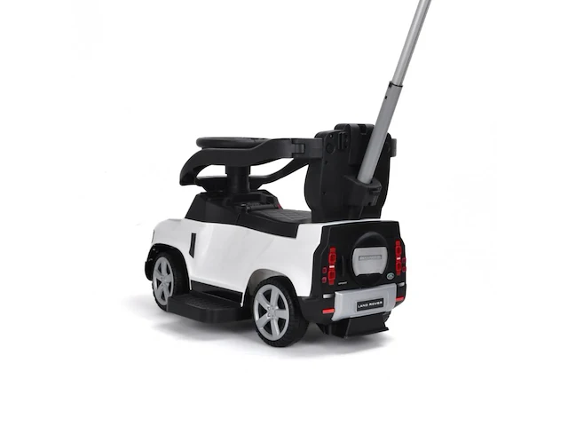 Range rover defender 2-in-1 loopauto voor kinderen - wit - afbeelding 2 van  3