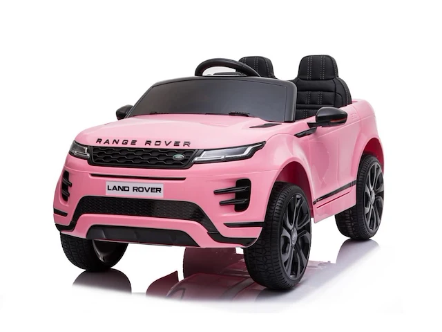 Range rover evoque elektrische kinderauto 12v - 1 tot 6 jaar - roze - afbeelding 1 van  3