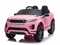 Range rover evoque elektrische kinderauto 12v - 1 tot 6 jaar - roze