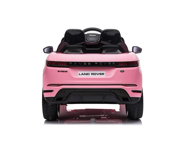 Range rover evoque elektrische kinderauto 12v - 1 tot 6 jaar - roze - afbeelding 2 van  3