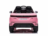 Range rover evoque elektrische kinderauto 12v - 1 tot 6 jaar - roze - afbeelding 2 van  3