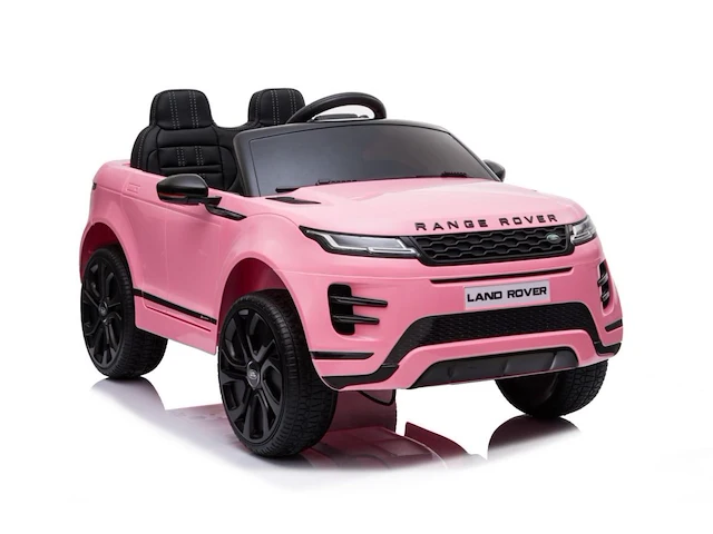 Range rover evoque elektrische kinderauto 12v - 1 tot 6 jaar - roze - afbeelding 3 van  3