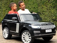 Range rover vogue elektrische kinderauto 12v - 2-zits - 1 tot 6 jaar - rubberen banden - wit (nieuw) - afbeelding 6 van  8