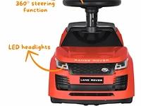 Range rover vogue loopauto voor kids - 360° draaicirkel - 1 tot 3 jaar - rood (nieuw) - afbeelding 2 van  6