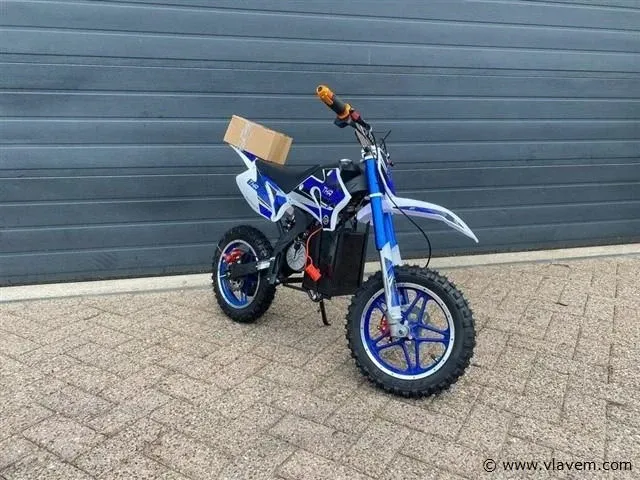Ranger 350w elektrische mini crossmotor (blauw) - afbeelding 1 van  4