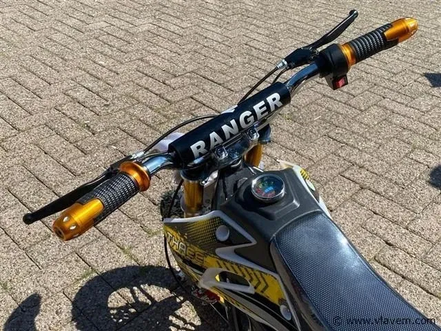 Ranger 350w elektrische mini crossmotor (geel) - afbeelding 2 van  5