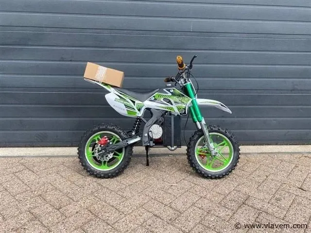 Ranger 350w elektrische mini crossmotor (groen) - afbeelding 2 van  4