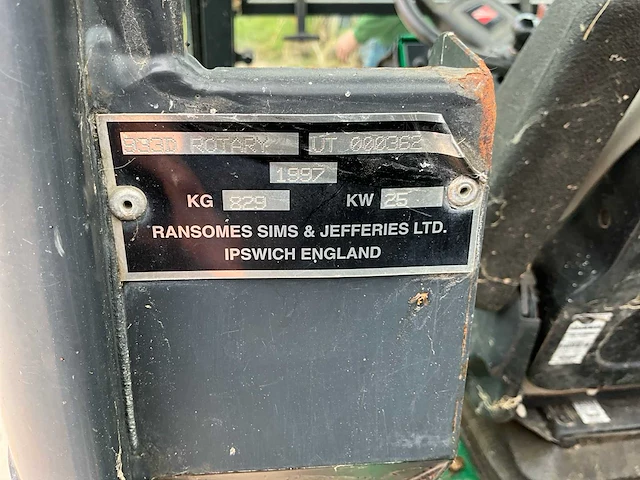 Ransomes 933d rotary frontmaaier - afbeelding 10 van  22