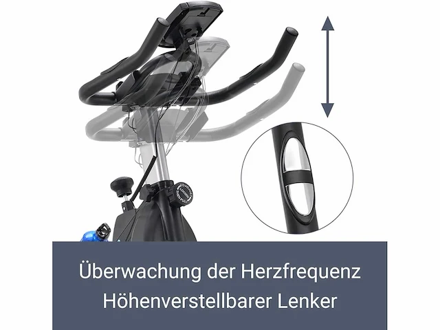 Rapidpace hometrainer met 10 kg vliegwiel - afbeelding 6 van  7