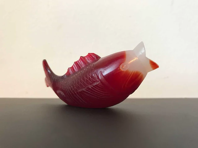 Rare snuff bottle koi fish shaped - afbeelding 13 van  13